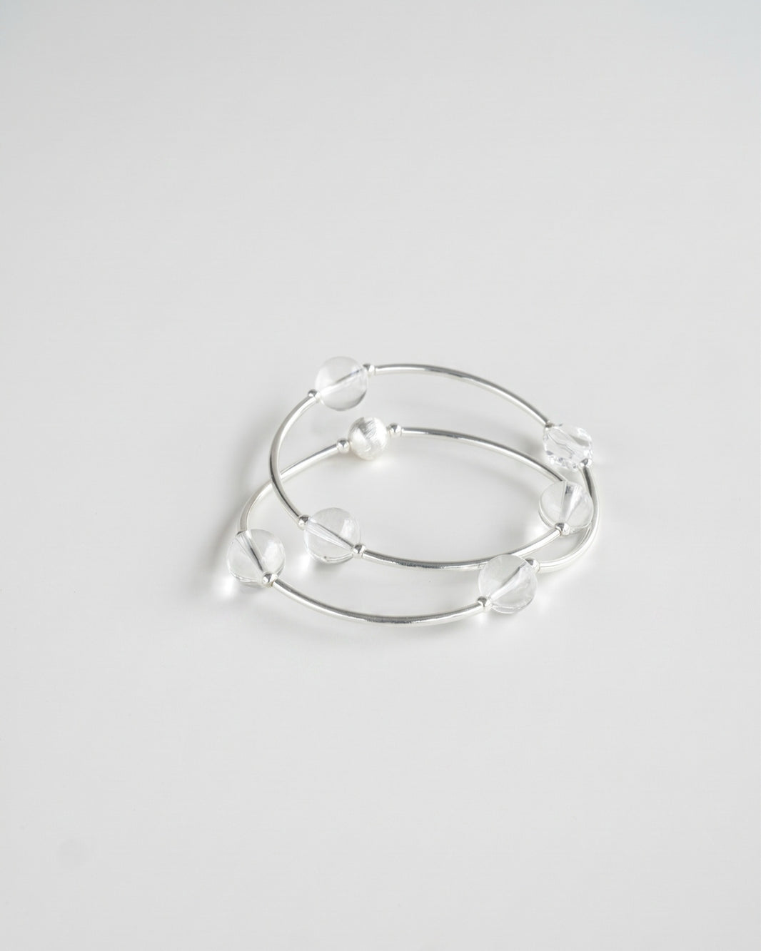 ONA PARALLEL-GLACIAL SILVER GEMSTONE BRACELET