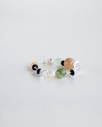ARIA NEBULA SILVER GEMSTONE BRACELET