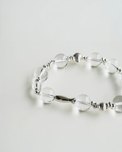 MARINA PRISTINE SILVER GEMSTONE BRACELET