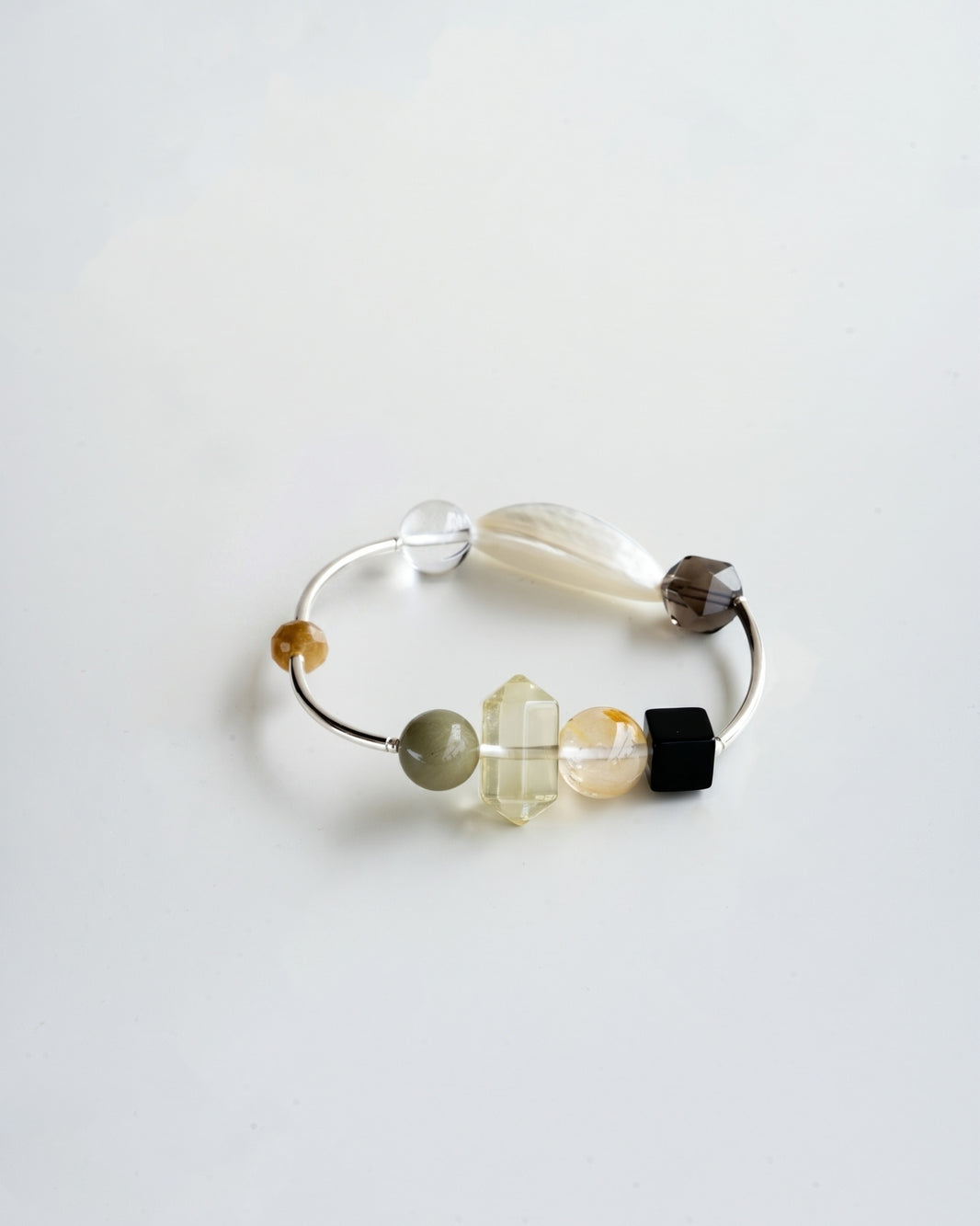 CELESTE ASTRAL SILVER GEMSTONE BRACELET