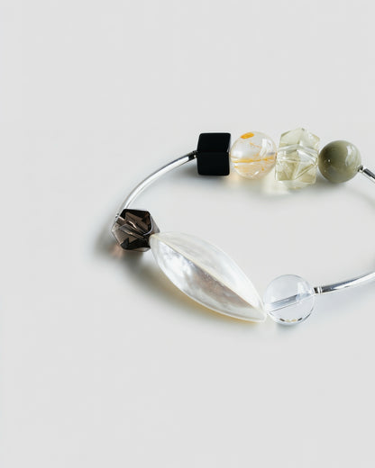CELESTE ASTRAL SILVER GEMSTONE BRACELET