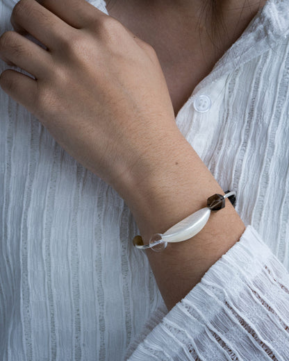 CELESTE ASTRAL SILVER GEMSTONE BRACELET