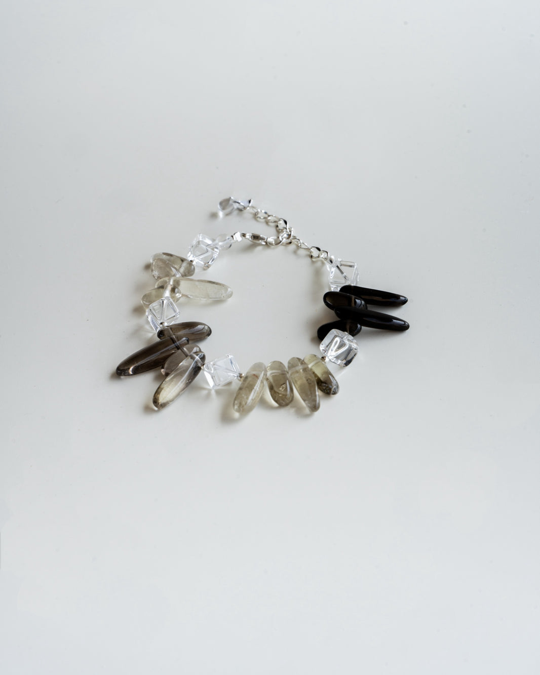 SAGA BLOOM SILVER GEMSTONE BRACELET
