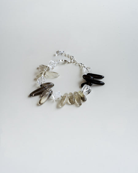 SAGA BLOOM SILVER GEMSTONE BRACELET