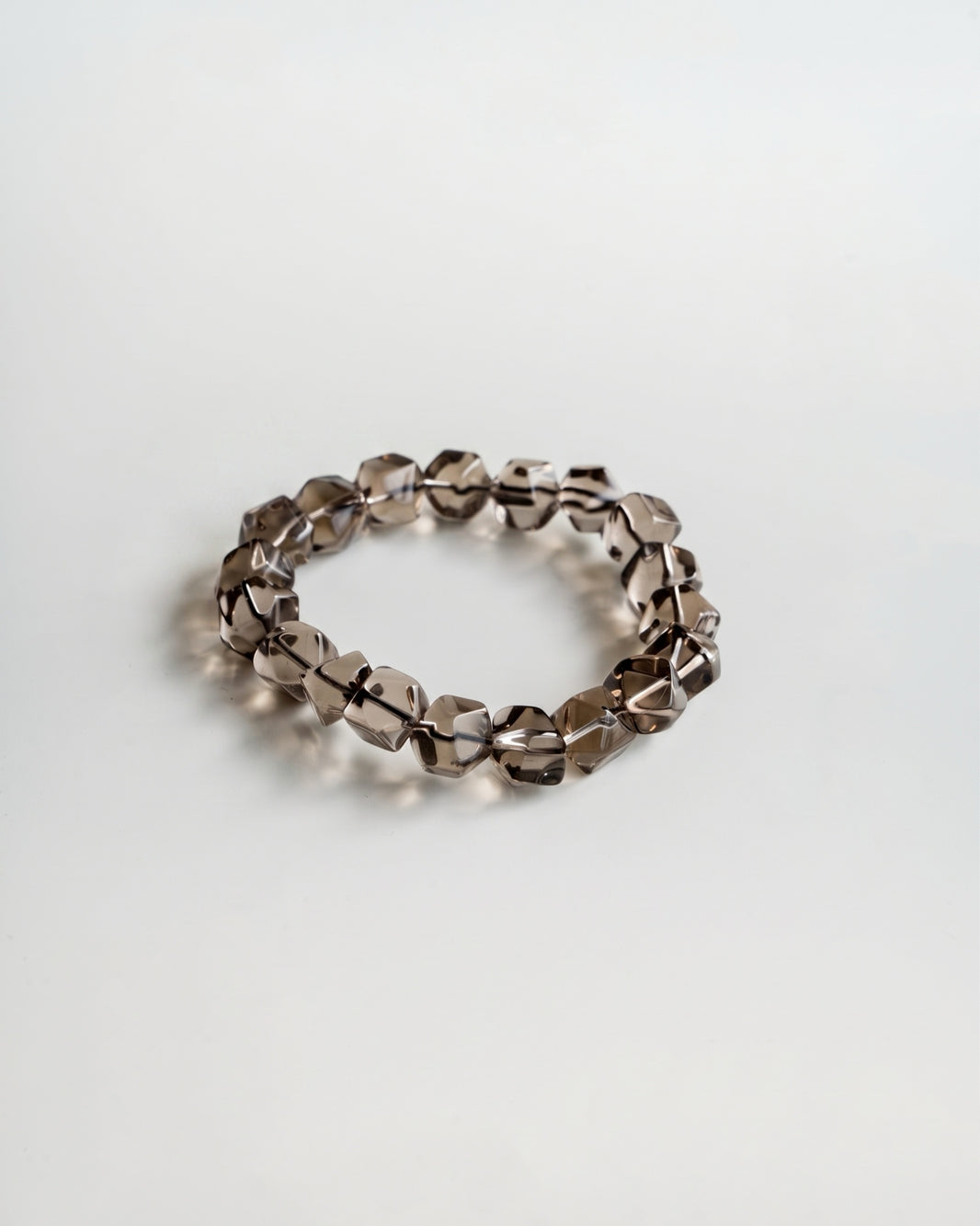 PETRA FACETED SMOKY GEMSTONE BRACELET