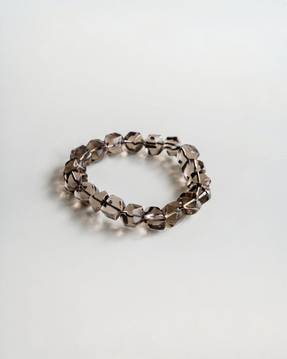 PETRA FACETED SMOKY GEMSTONE BRACELET