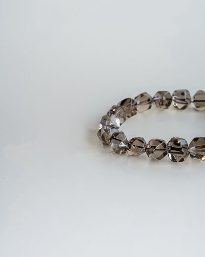 PETRA FACETED SMOKY GEMSTONE BRACELET